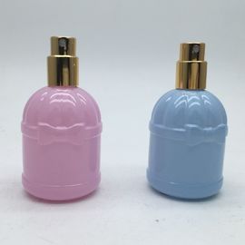 Yüksek Sınıf Kristal Cam Parfüm Şişeleri 30 ml Pembe / Mavi Seyahat Parfüm Sprey Şişesi