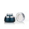 Özel UV Jel Buzlu Cam Kozmetik Kavanozlar 30ml 50ml Mavi Koyu Cilt Bakım Ambalajı İçin