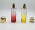 Antik Temizle Cam Parfüm Şişeleri / Yuvarlak Silindirik Zarif Parfüm Şişeleri